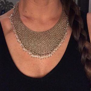 J. Crew Gold Statement Necklace